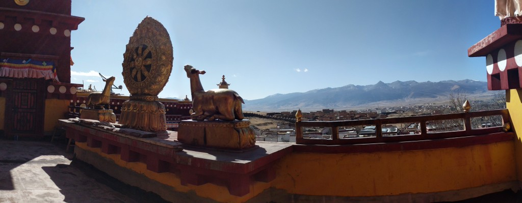 Vista dal tempio Chöde Gompa